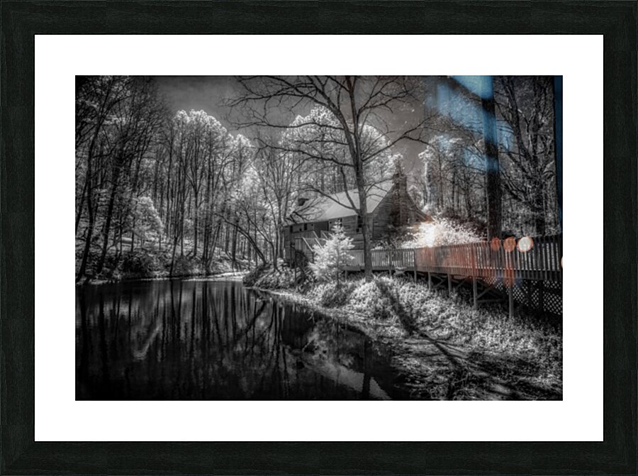 A Rustic Adventure: Exploring Clarkson Covered Bridge Picture Frame print