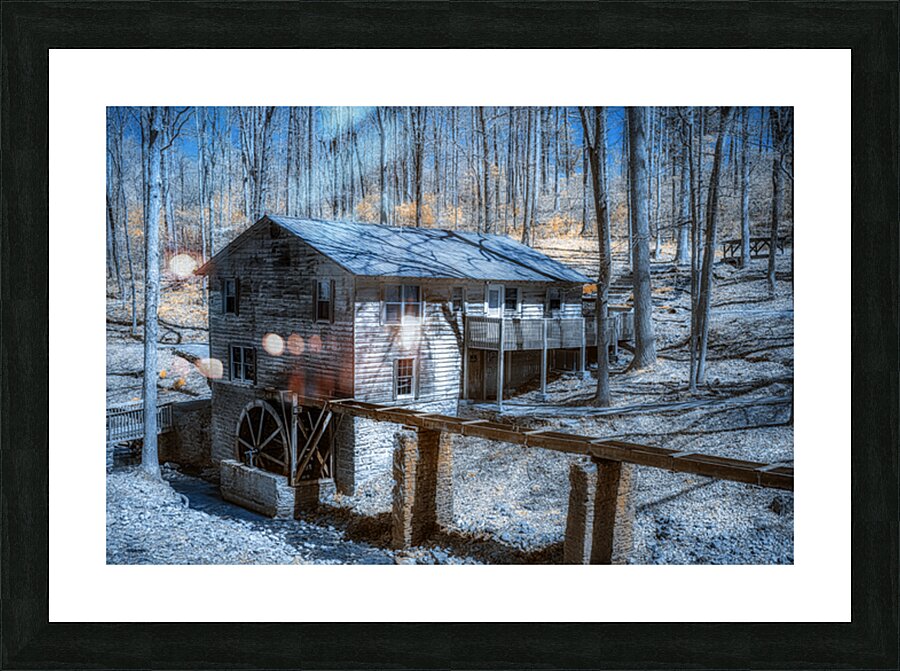 A Journey Back in Time: Exploring Clarkson Covered Bridge Impression et Cadre photo