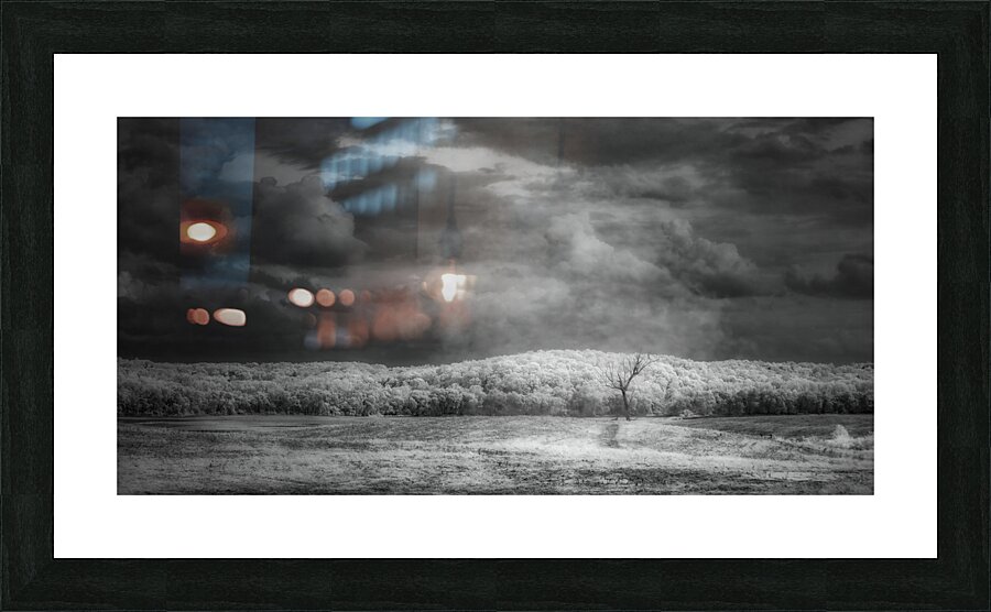 Radiant Isolation Picture Frame print