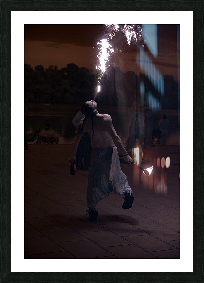 Trail of Fiery Breath  Picture Frame print