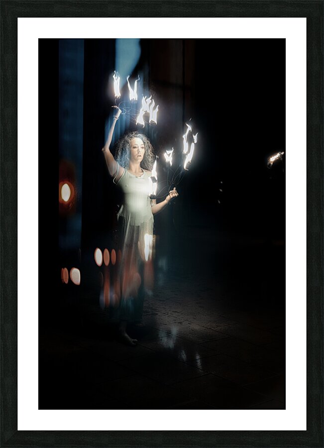 Radiant Flamebearer Picture Frame print