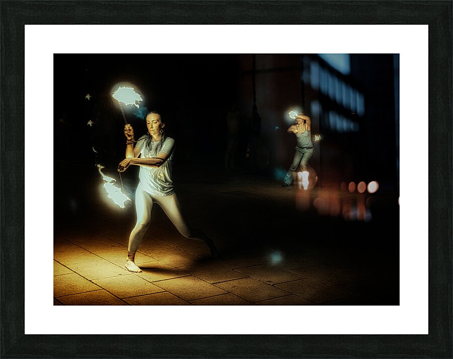 Fiery Grace in Motion Impression et Cadre photo