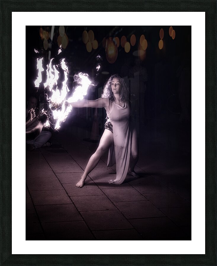 Pyro Poetry Picture Frame print