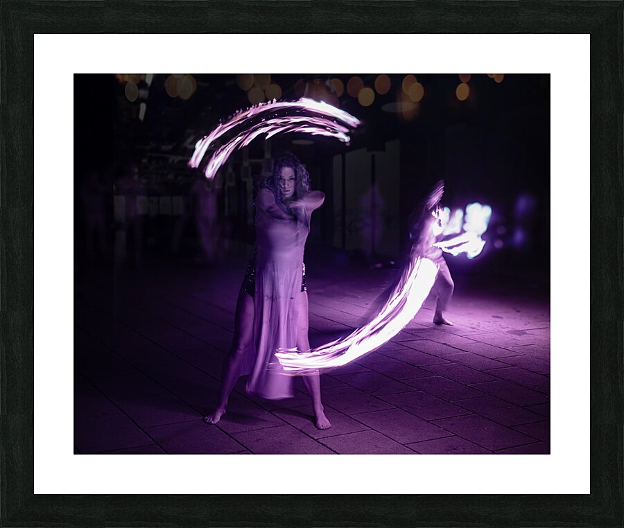 Light Trail Ballet Picture Frame print