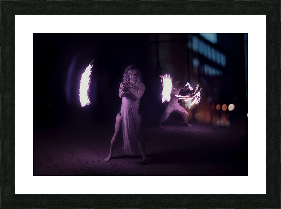 Embers in Motion Picture Frame print