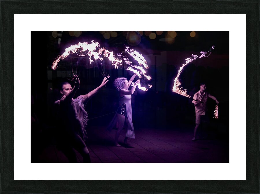 Flameweavers Dance Picture Frame print