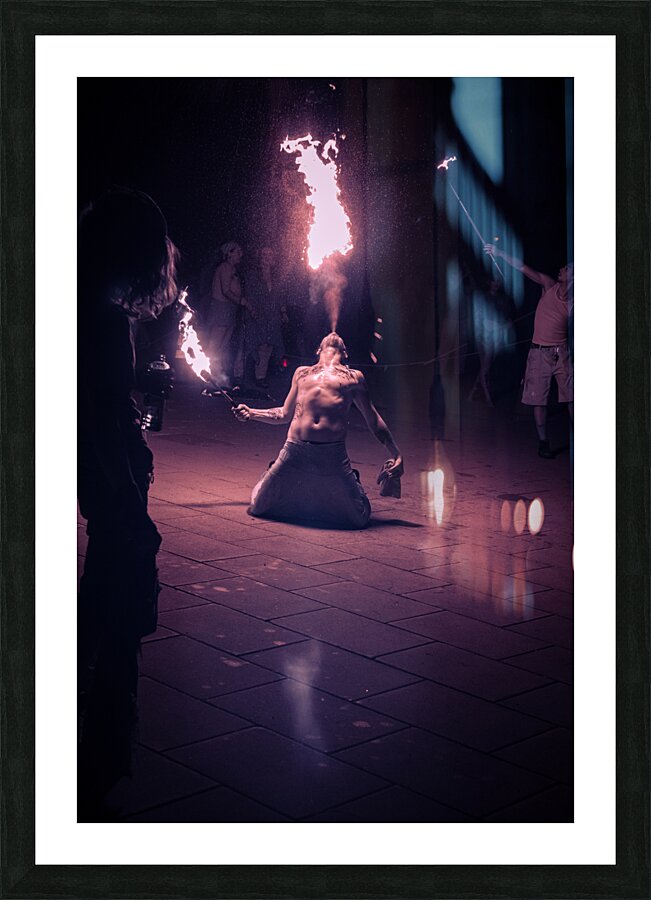 Eruption of Ember Spirit Picture Frame print