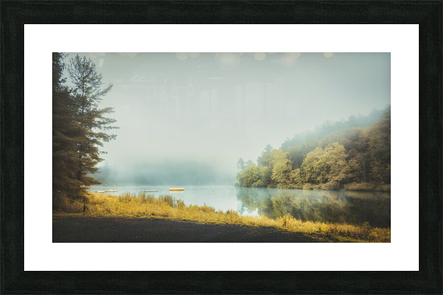Soft Light Still Waters Picture Frame print