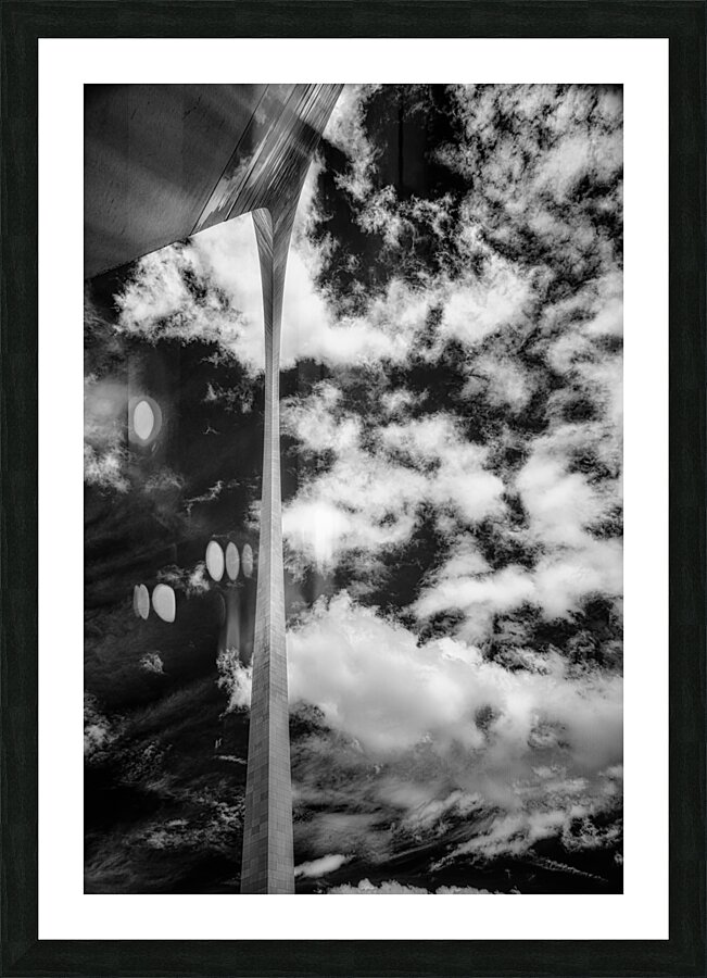 Vertical Symphony in Infrared Picture Frame print