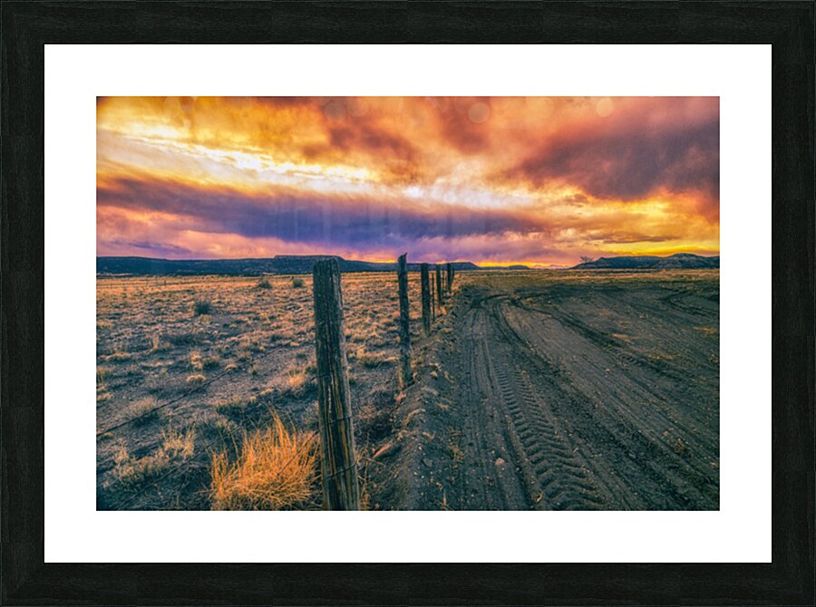 Whispers of a Fiery Horizon Picture Frame print