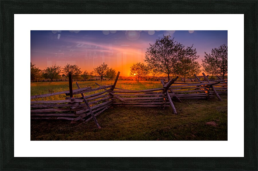 Pennsylvania Dawn: First light in Gettysburg Impression et Cadre photo