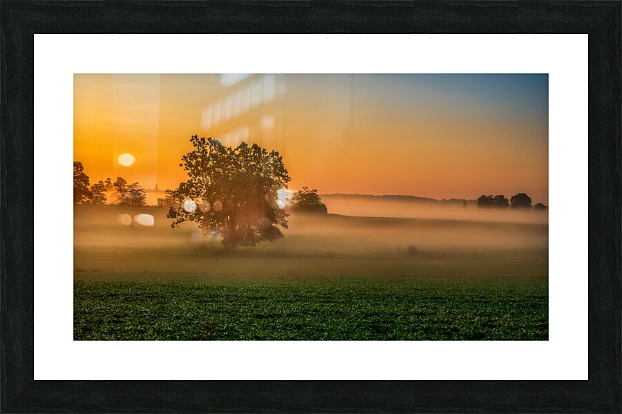 Dawns Embrace: Morning Tranquility at Gettysburg Impression et Cadre photo