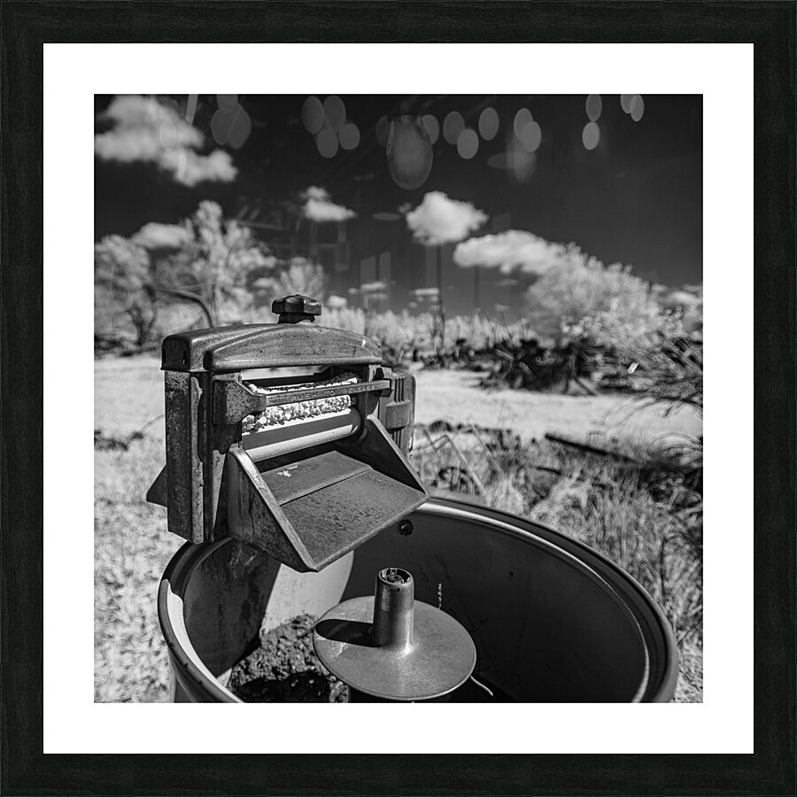 Rustic Relic - Old Washing Machine Picture Frame print
