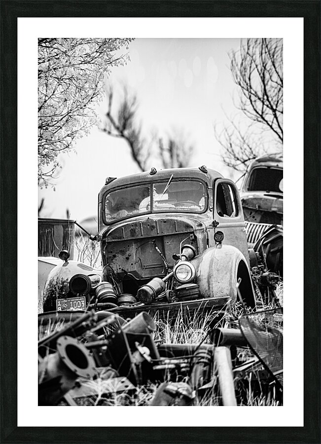 Rustic Relic - Missing Motor Picture Frame print