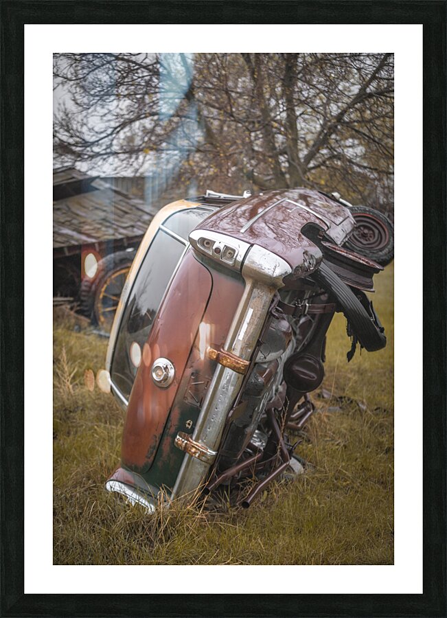 Rustic Relic - Nebraska Mercury Picture Frame print