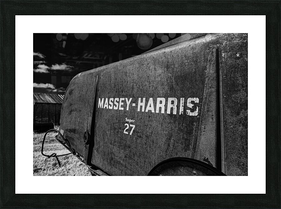 Rustic Relic - Massey-Harris Impression et Cadre photo