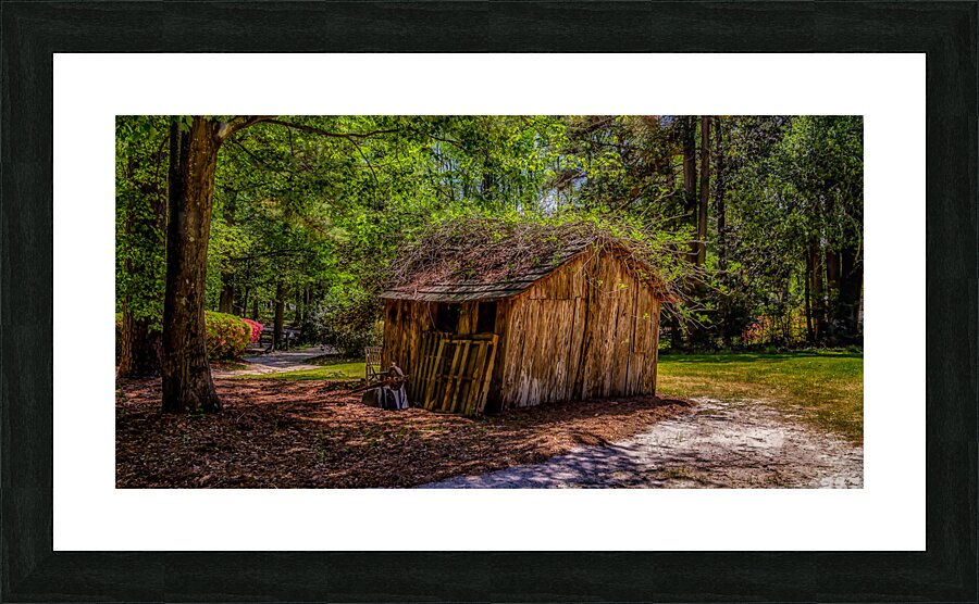 Garden Shack in Color Impression et Cadre photo