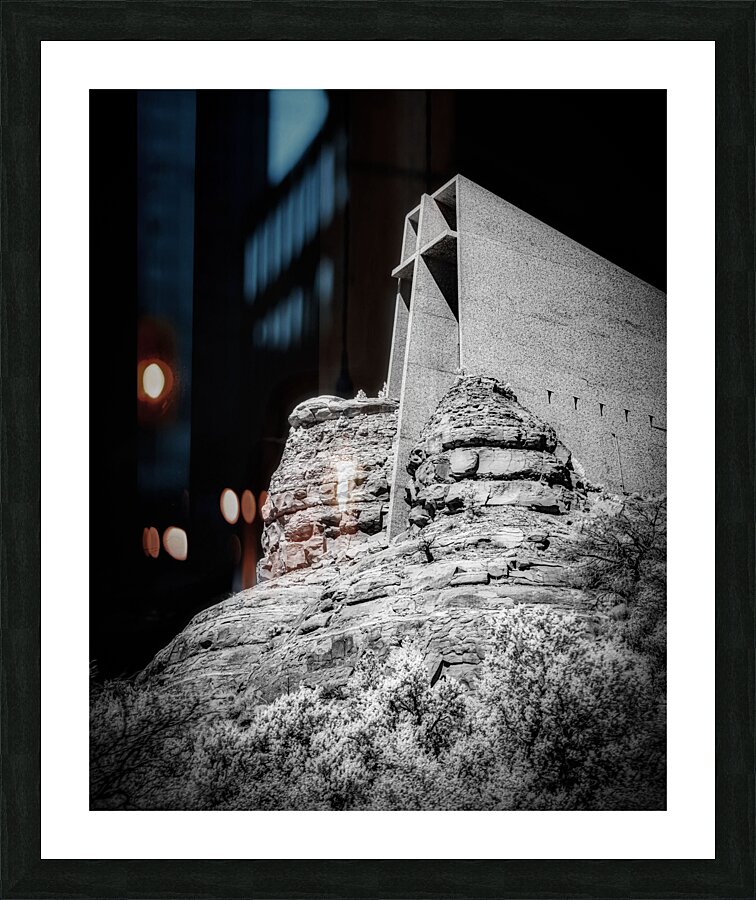 Sacred Lines in Rocky Silence Picture Frame print