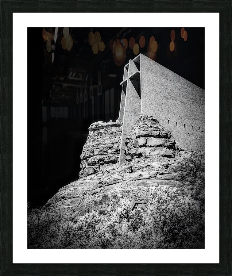 Sacred Lines in Rocky Silence Picture Frame print