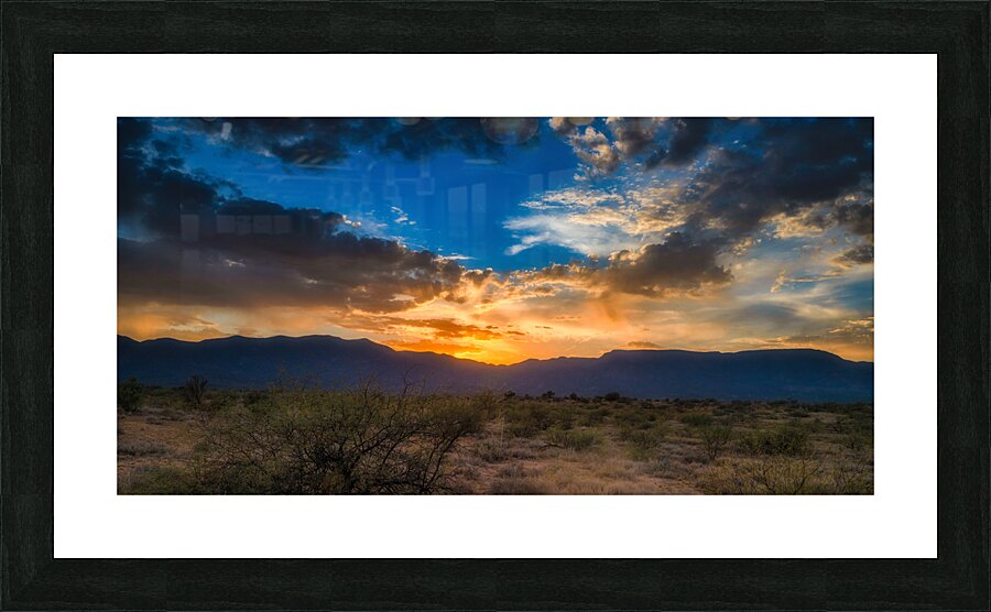 CELESTIAL CANVAS OVER ARID SILENCE Impression et Cadre photo