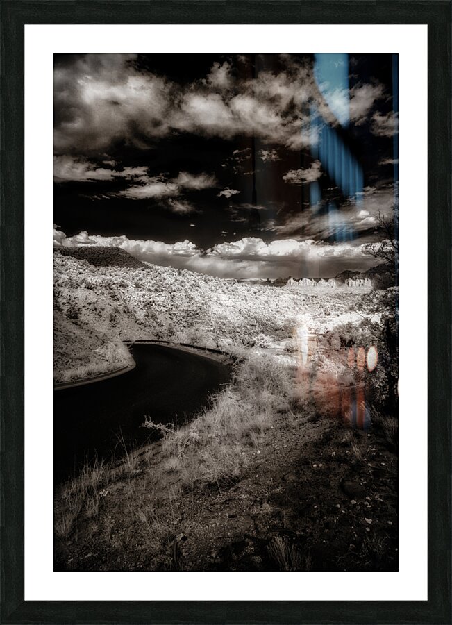 Whispers of the Winding Road Picture Frame print