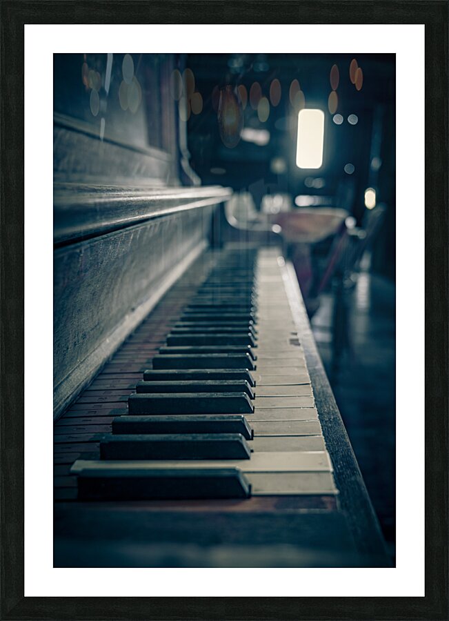 Fading Notes: The Silent Symphony Picture Frame print