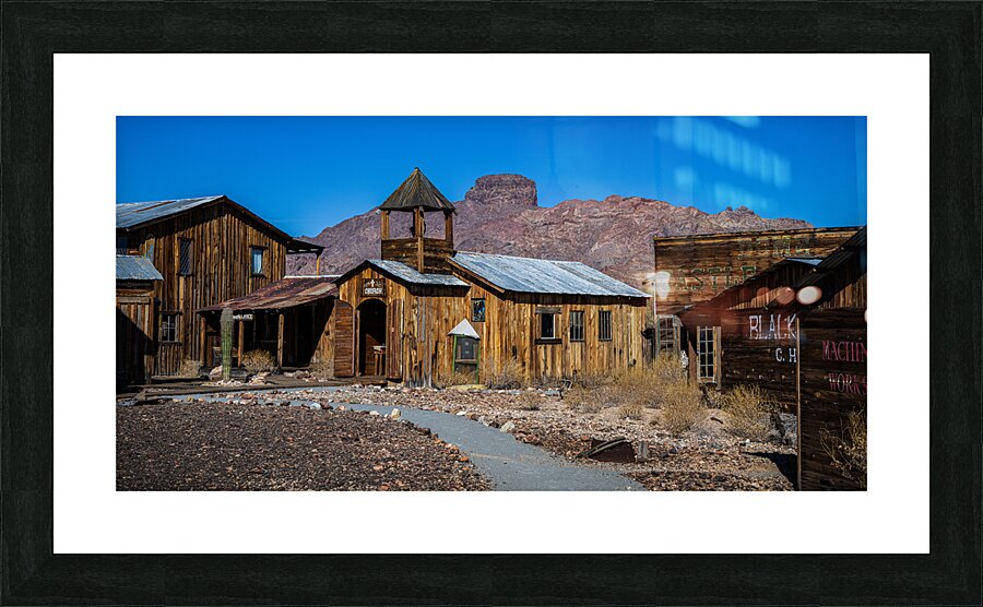 Frontier Silence Beneath Azure Skies Picture Frame print