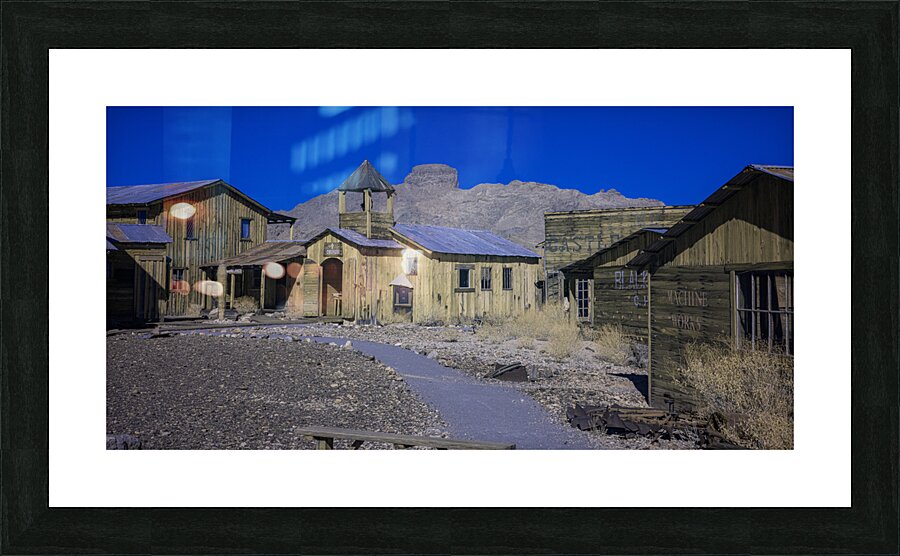 Echoes of the Abandoned West Picture Frame print
