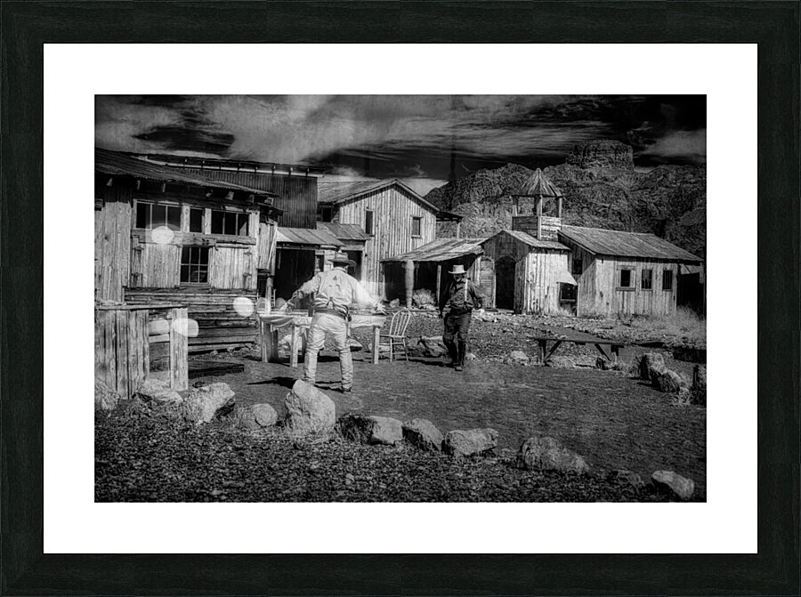 Cowboys in the Clouds of Time Picture Frame print