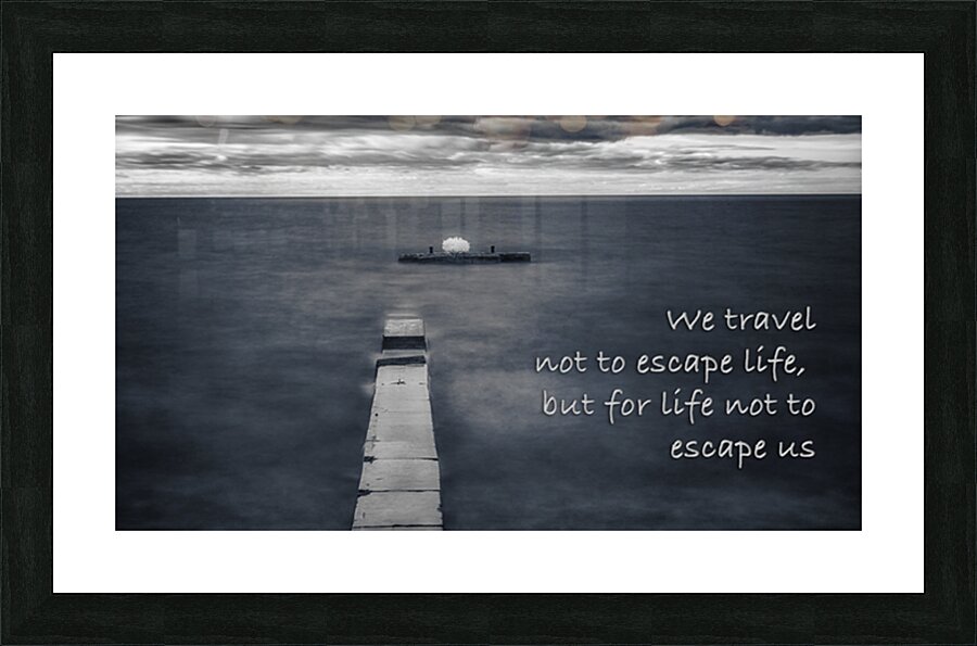 Essence of Life in Still Waters Picture Frame print