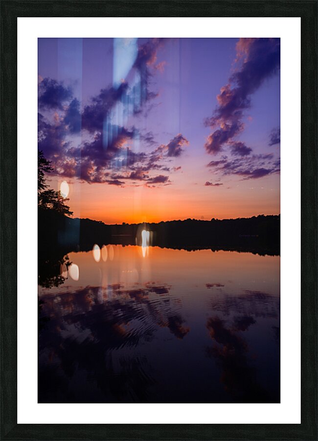 Enchanted Horizon: Capturing the Magic of Sunset at Killens Pond Impression et Cadre photo