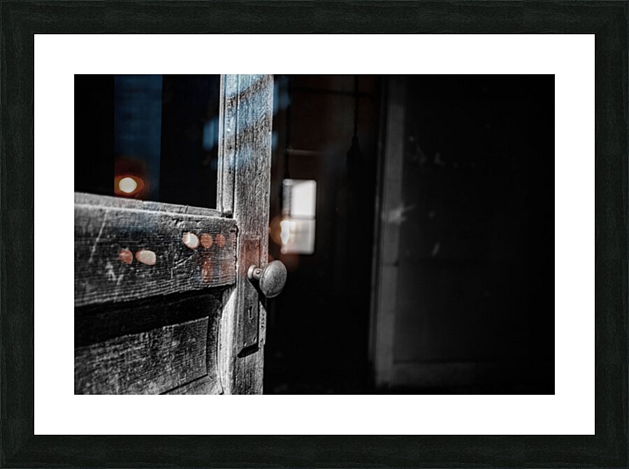 Farmhouse Door Knob Picture Frame print