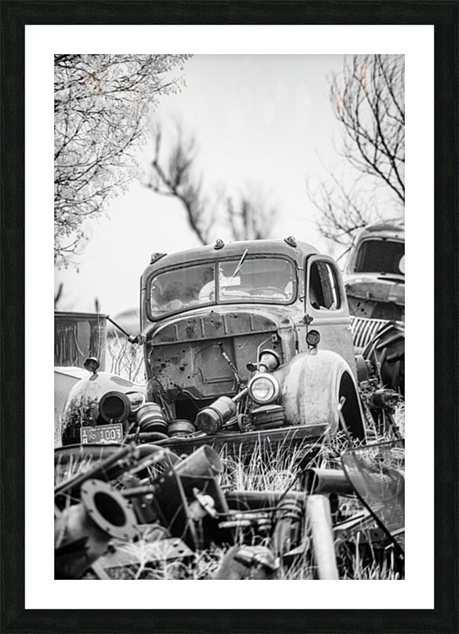 Rustic Relic   Missing Motor Picture Frame print