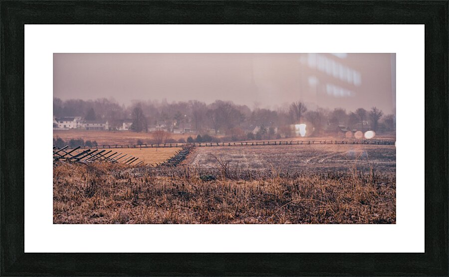 Oatmeal Fence Impression et Cadre photo