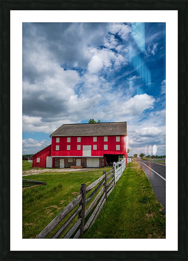 The Sherfy Barn: A Countryside Oasis Picture Frame print