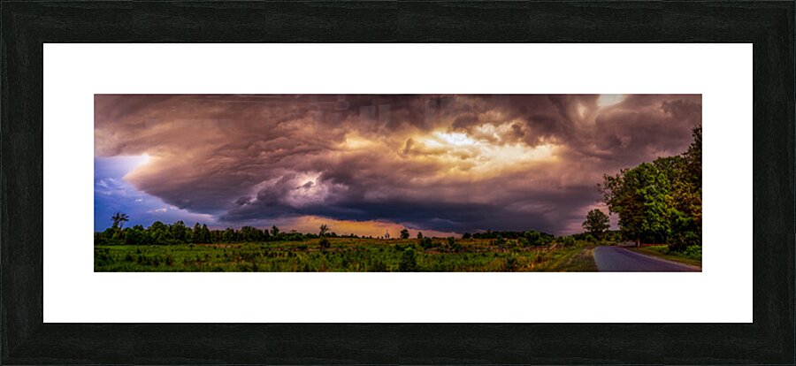 Tempest Over Gettysburg Picture Frame print