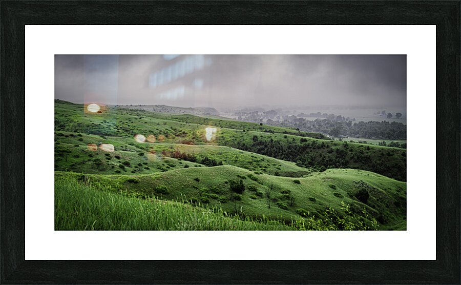 Sacred Vistas: Little Bighorn Rain Picture Frame print