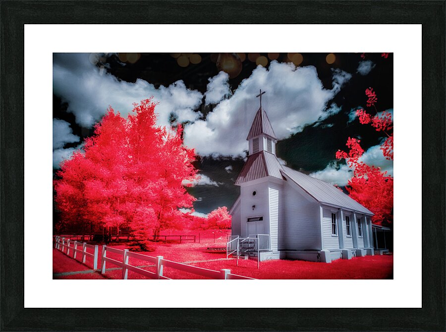 Spiritual Splendor   Exploring the Ghost Town of Marysville Mon Picture Frame print