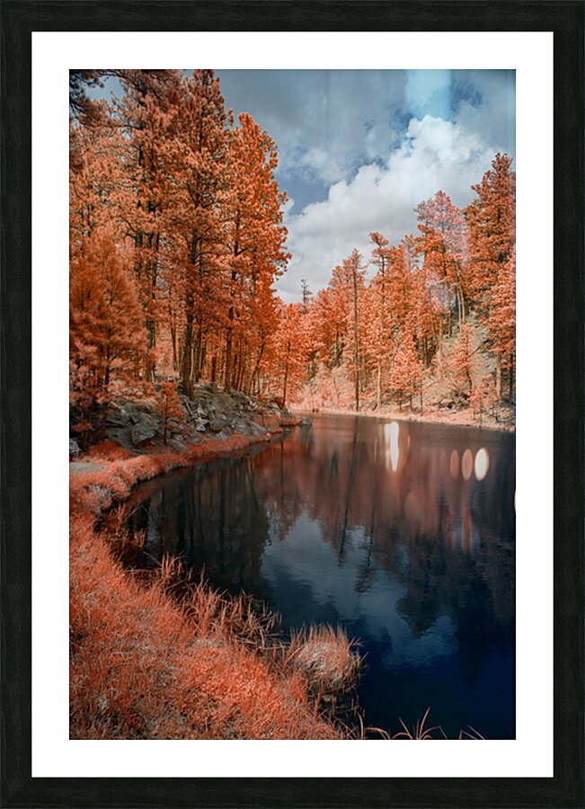 Pumpkin Skies at Coolidge Picture Frame print