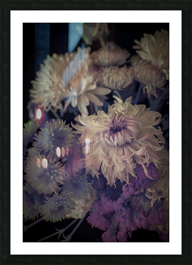 Delicate Symphony in Moody Hues Picture Frame print