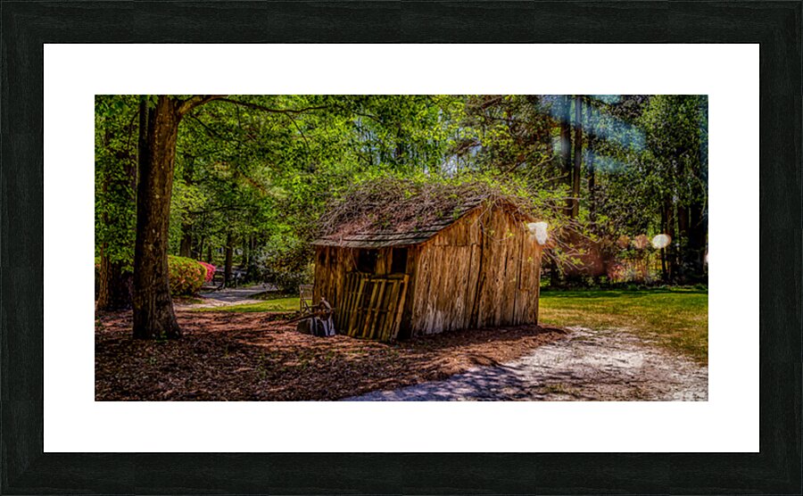 Garden Shack in Color Impression et Cadre photo