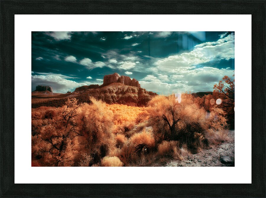 Ethereal Landscape Under Painted Skies Picture Frame print
