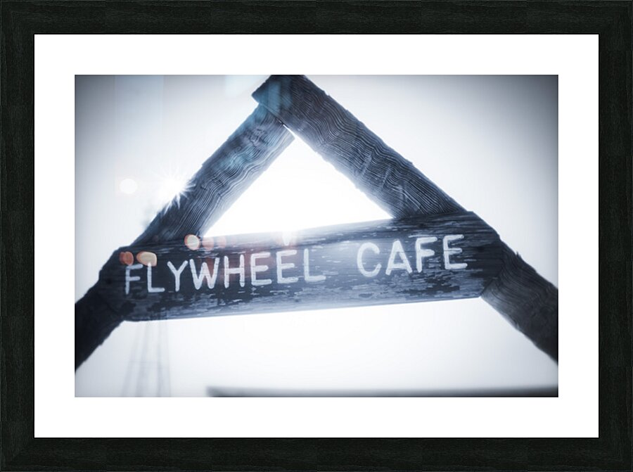 Nostalgia in Wooden Letters Picture Frame print