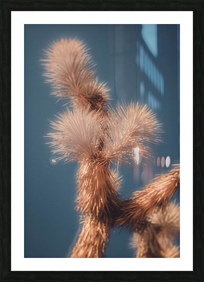 Textured Dance Beneath the Blue Impression et Cadre photo