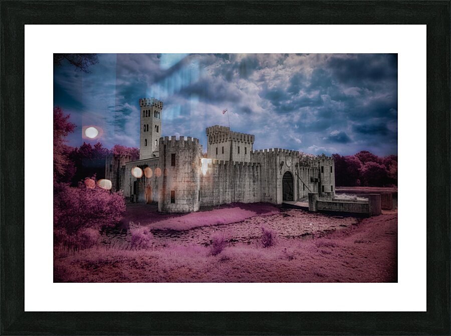 A Whimsical Realm of Pink and Stone Impression et Cadre photo