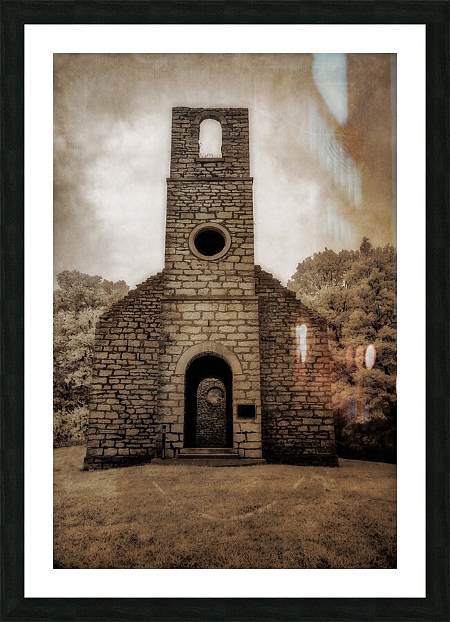 Stone Guardian of Forgotten Eras Picture Frame print