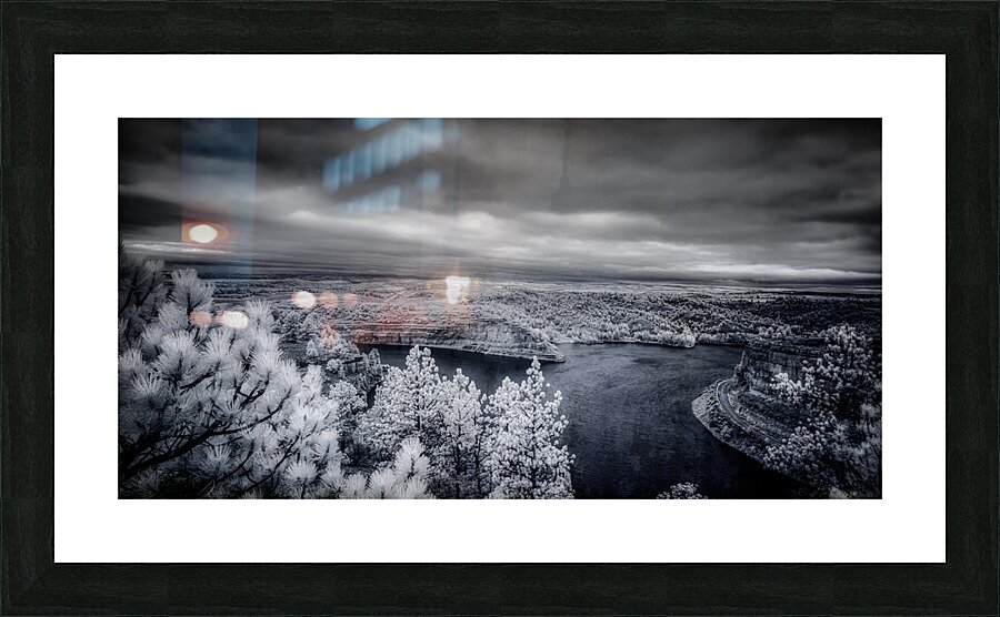 Guernsey Overlook: Infrared Impressions of the Overview Picture Frame print