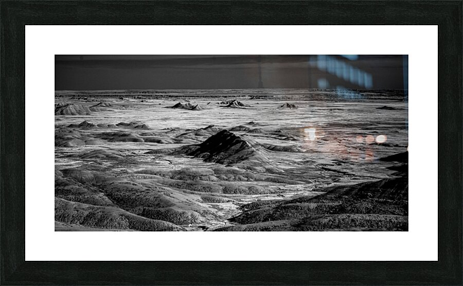 Shadows of the Earth: Little Badlands Picture Frame print