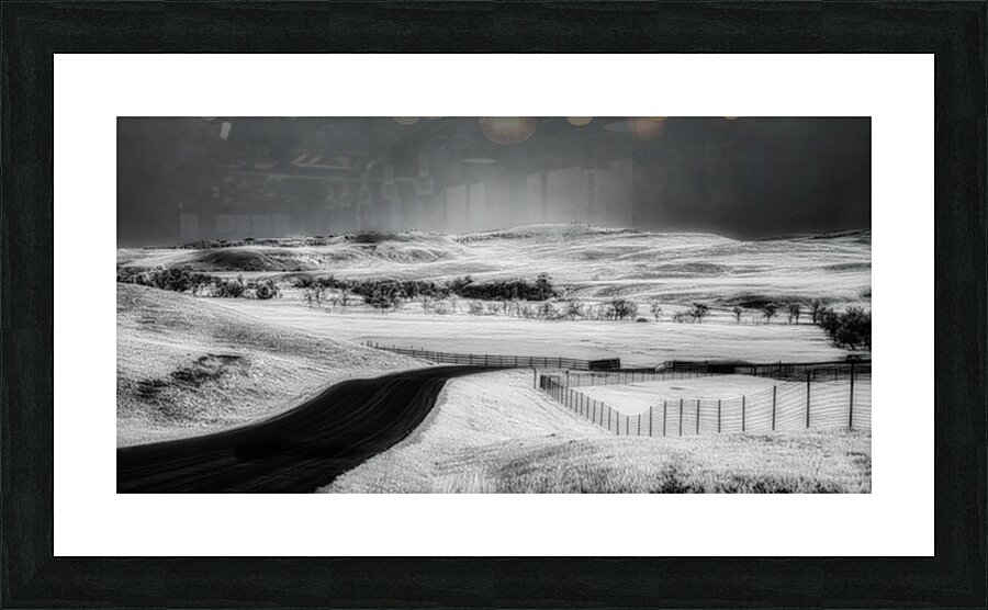 Journey Through the Infinite: An Eternal Horizon Picture Frame print