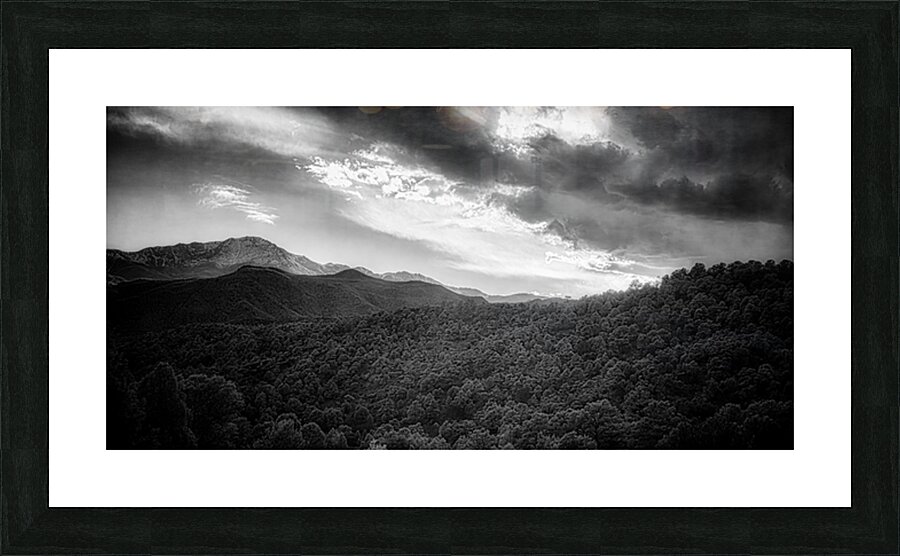 Shadows of Pikes Peak Picture Frame print